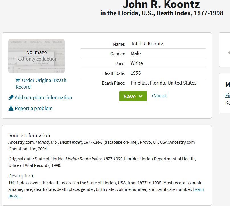 death cert